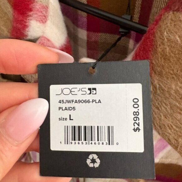 NWT- Joe’s JEANS- Firnanda Plaid Shirt Jacket - Picture 3 of 11